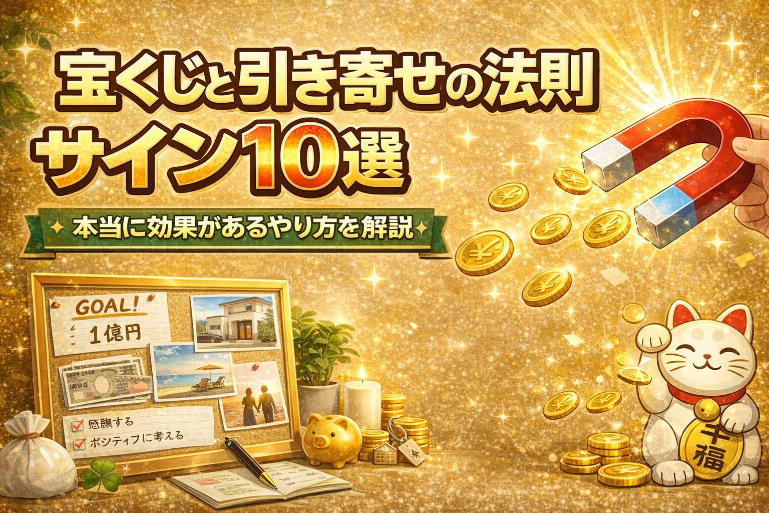 宝くじと引き寄せの法則｜本当に効果があるやり方を解説